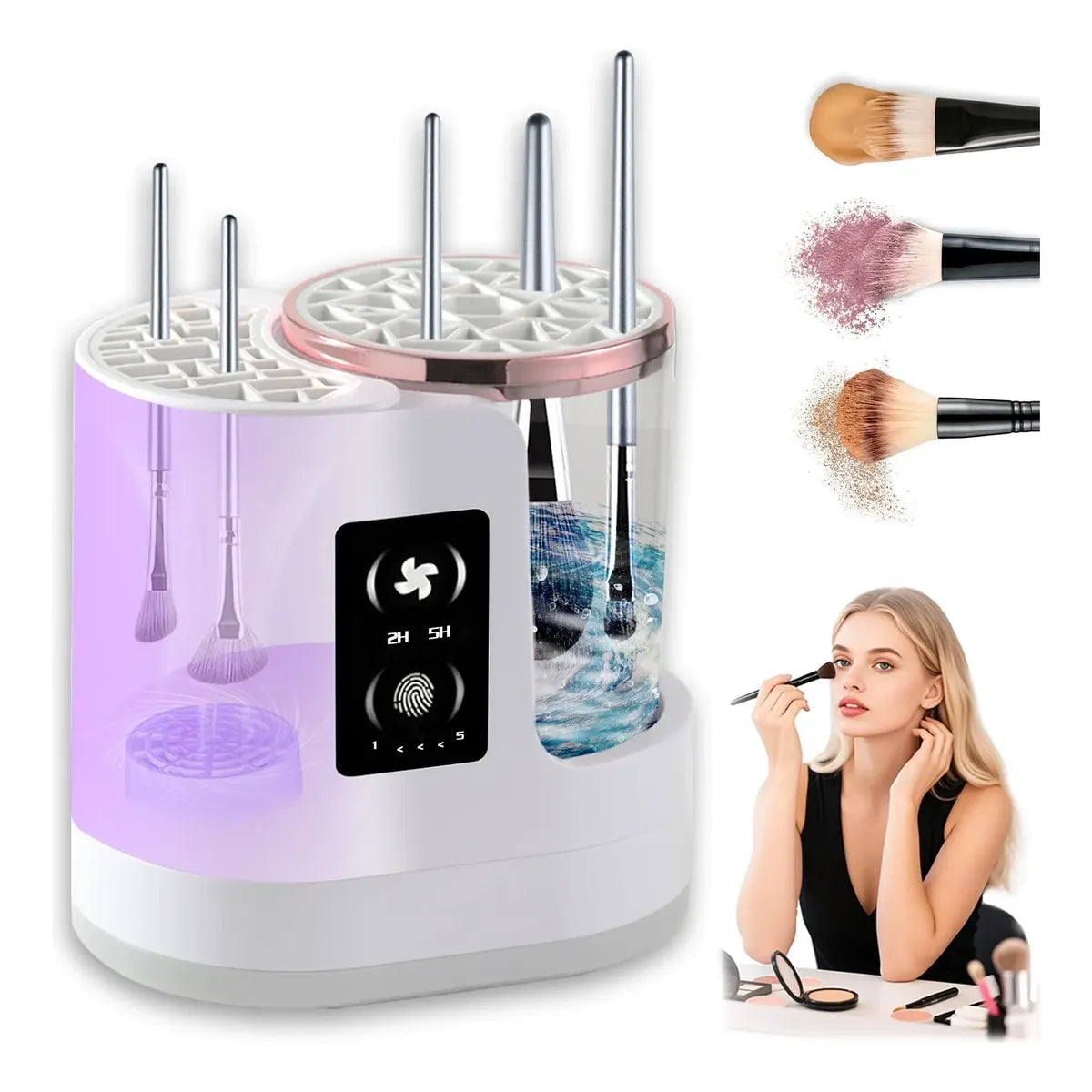 LIMPIADOR DE BROCHAS LUMISPIN PRO ™ + ENVIO GRATIS