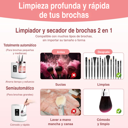 LIMPIADOR DE BROCHAS LUMISPIN PRO ™ + ENVIO GRATIS