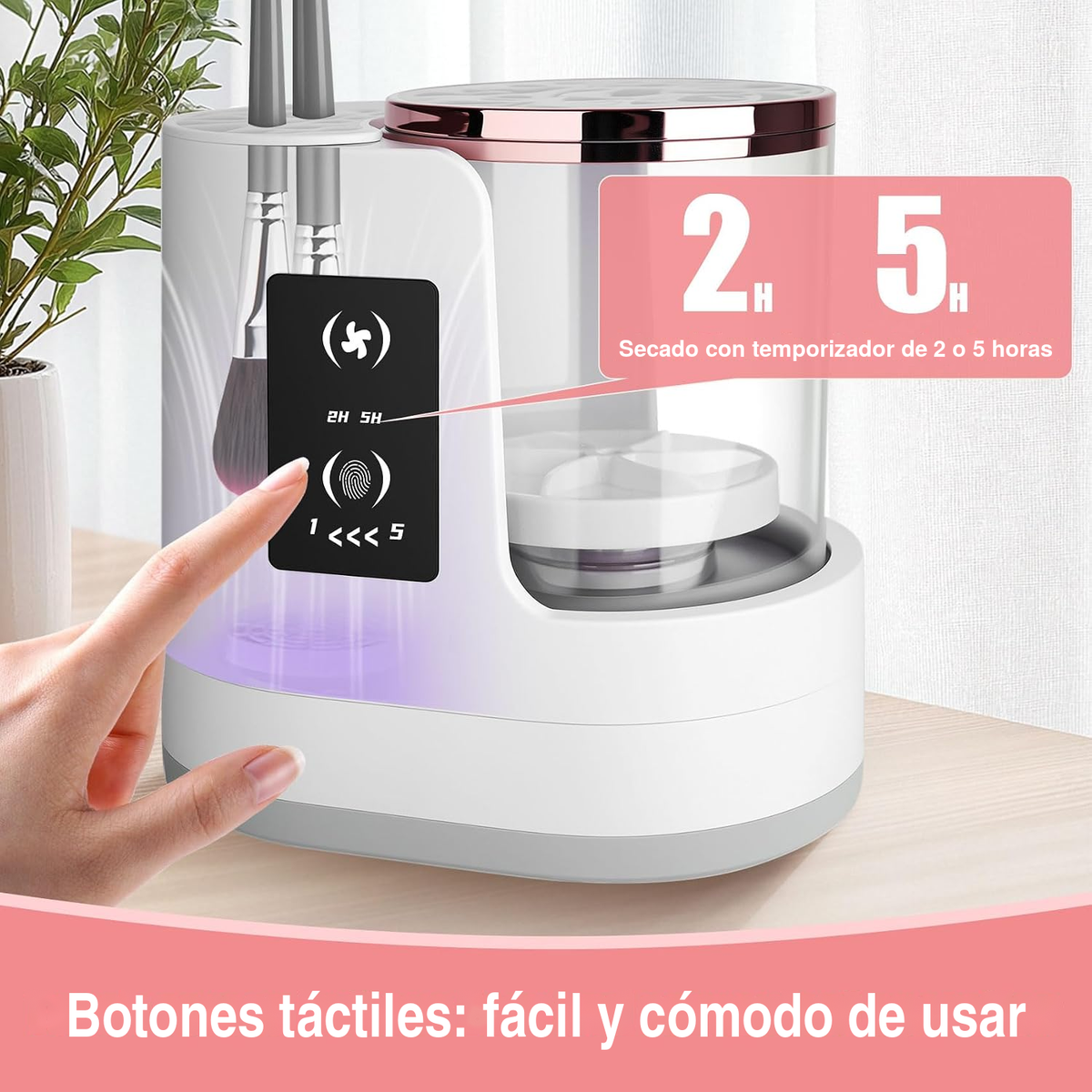 LIMPIADOR DE BROCHAS LUMISPIN PRO ™ + ENVIO GRATIS